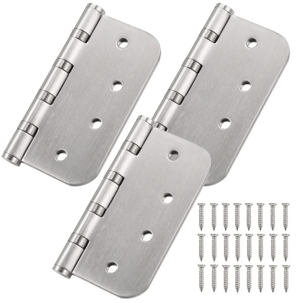 STEEL HINGE SILVER 4''