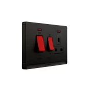 C&G SWITCH DIAMOND BLACK - COOKER CONTROL