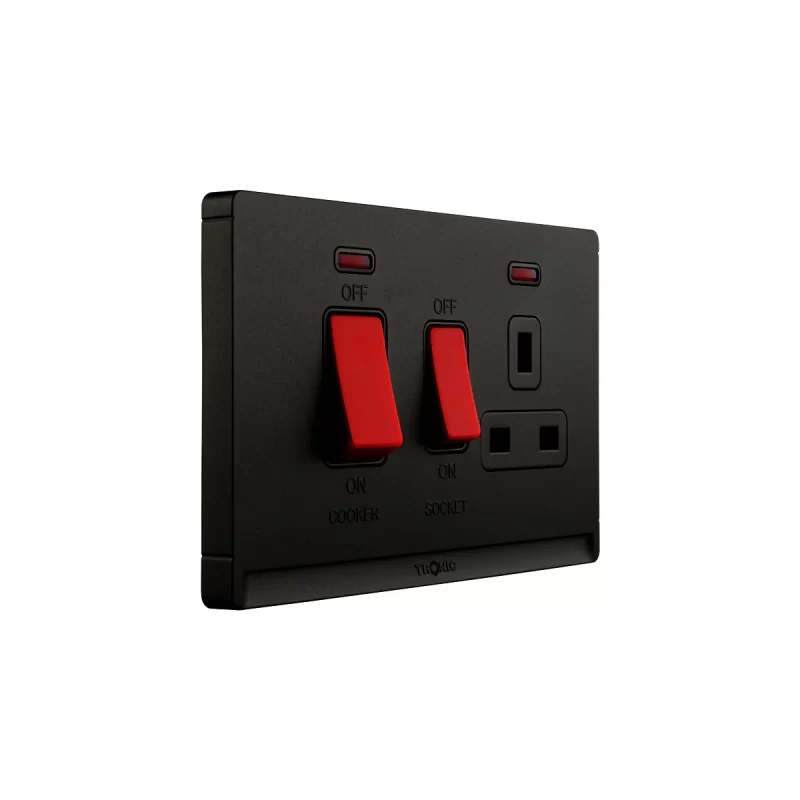 C&G SWITCH DIAMOND BLACK - COOKER CONTROL