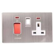 C&G SWITCH DIAMOND SILVER - COOKER CONTROL