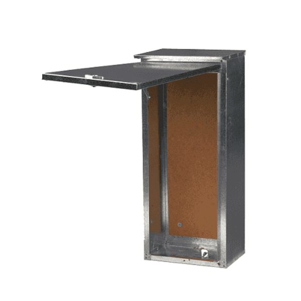 METER BOX - SINGLE GALVANISED