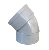 PVC BEND 3" - 45 DEG