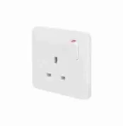 SOCKET C&G - SINGLE WHITE