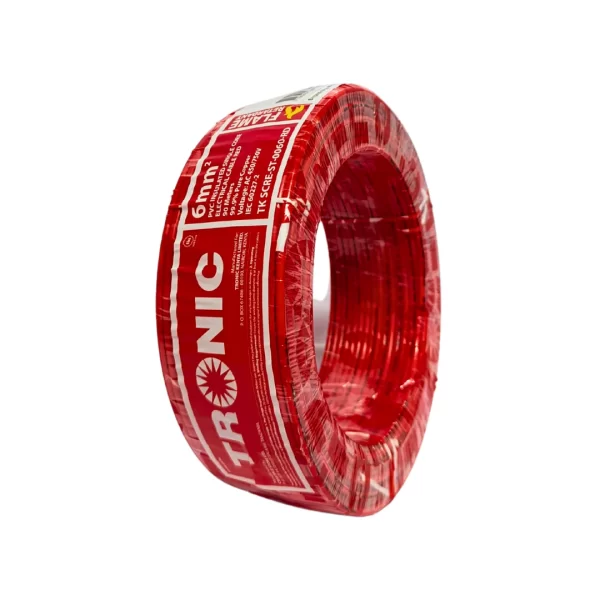 TRONIC - CABLE 6.0MM RED