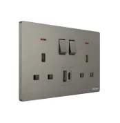 SOCKET - TWIN USB + C TYPE/C&G