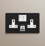 SOCKET C&G DIAMOND BLACK – DOUBLE