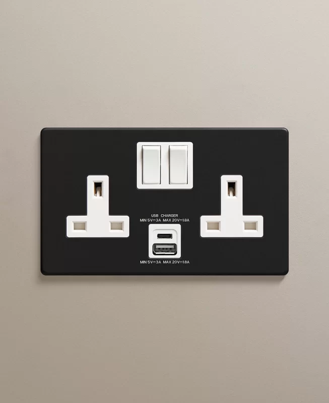 SOCKET C&G DIAMOND BLACK – DOUBLE