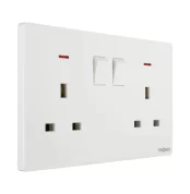 SOCKET C0SLICK-DOUBLE WHITE